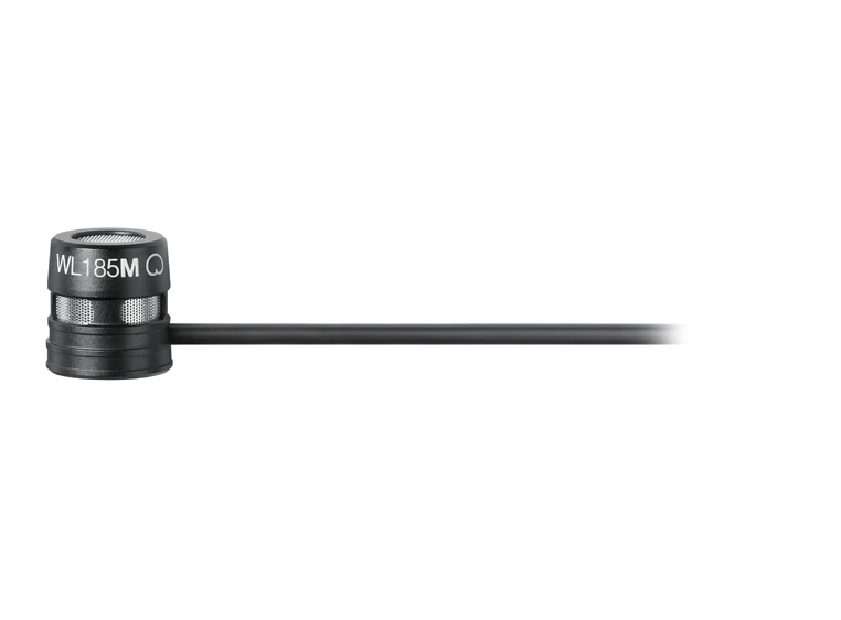 Shure WL185MB/C-LM3 Myggmikrofon Cardioid, Black, Lemo 