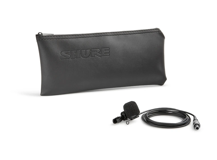 Shure WL185MB/C-LM3 Myggmikrofon Cardioid, Black, Lemo 