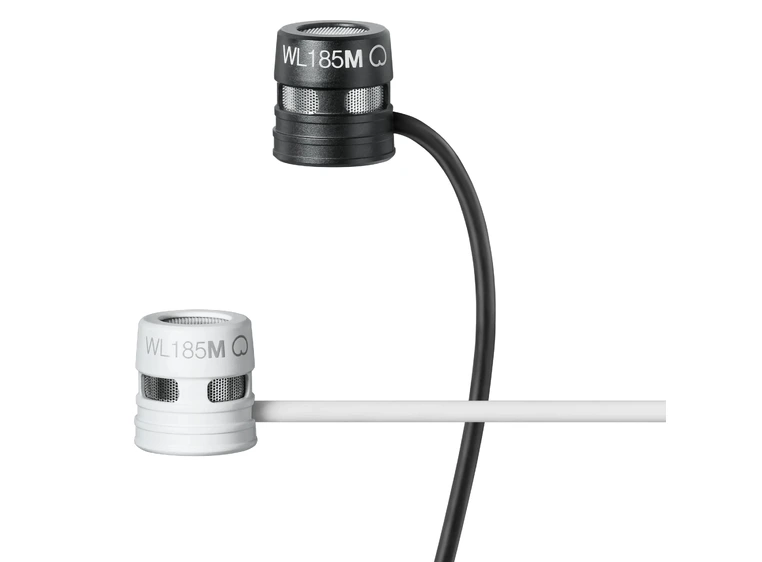 Shure WL185MB/C-LM3 Myggmikrofon Cardioid, Black, Lemo 