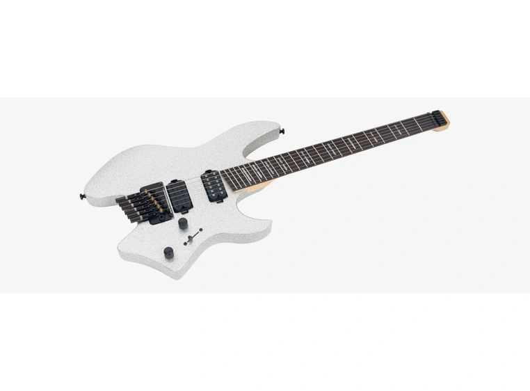 Sire Larry Carlton X6 Headless 6-string Silver sparkle, with gigbag 