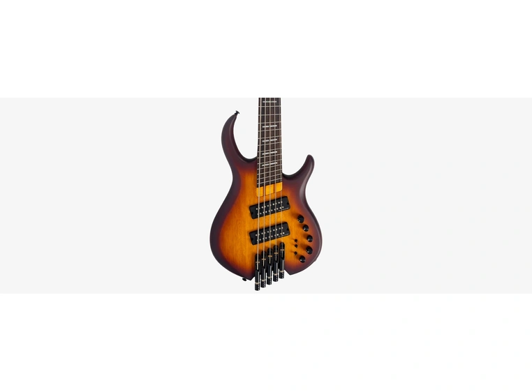 Sire Marcus Miller M6 5-string Headless Tobacco sunburst satin, med gigbag 