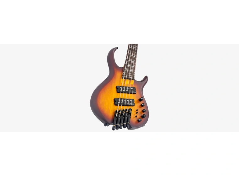 Sire Marcus Miller M6 5-string Headless Tobacco sunburst satin, med gigbag 