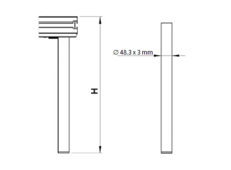 Sixty82 Sceneben 100cm Runde sceneben 