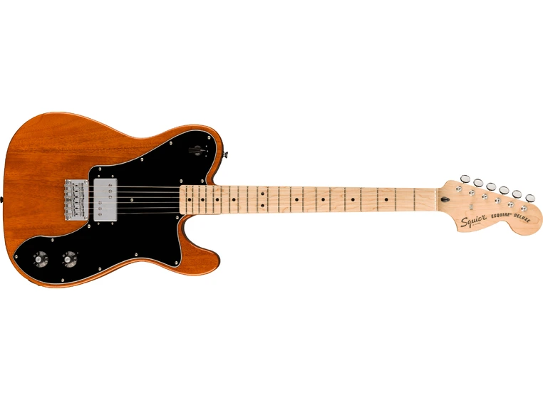 Squier Paranormal Esquire Deluxe Mocha, Black Pickguard, MN 