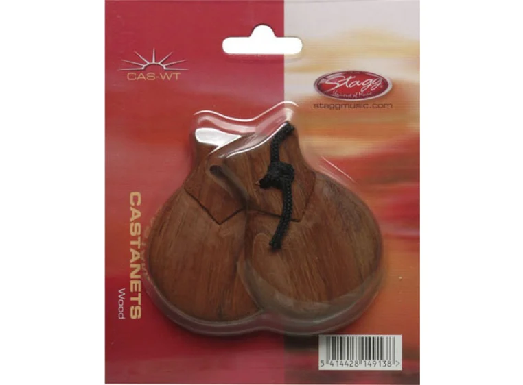 Stagg CA S-WT Kastanjetter, treverk 