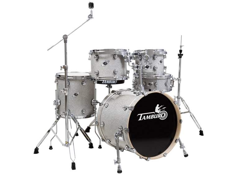 Tamburo TB FORMULA20SLSK Formula-sett 10T12T14FT14SD20BD Silver Sparkle 