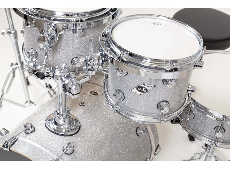 Tamburo TB FORMULA20SLSK Formula-sett 10T12T14FT14SD20BD Silver Sparkle 