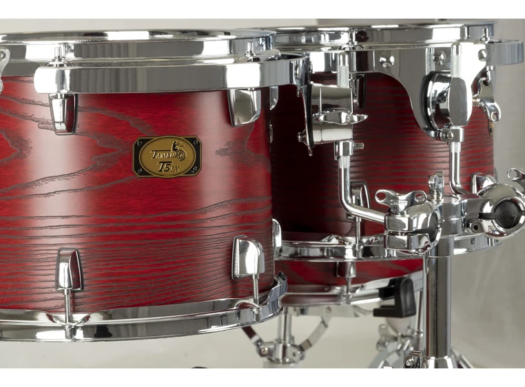 Tamburo TB T5LXS18WGRD Trommesett WRAP/PVC red wood, 18" bass drum 