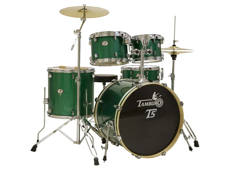 Tamburo TB T5R22GRSK T5 Trommesett 10T12T16FT14SD22BD Green Sparkle 