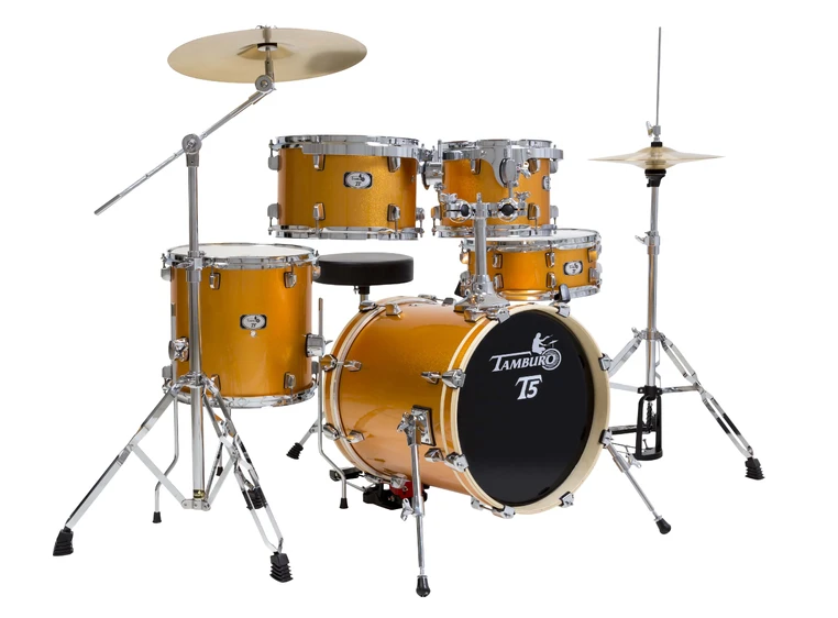 Tamburo TB T5S16YWSK T5 Trommesett 10T12T13FT13SD16BD Yellow Sparkl 