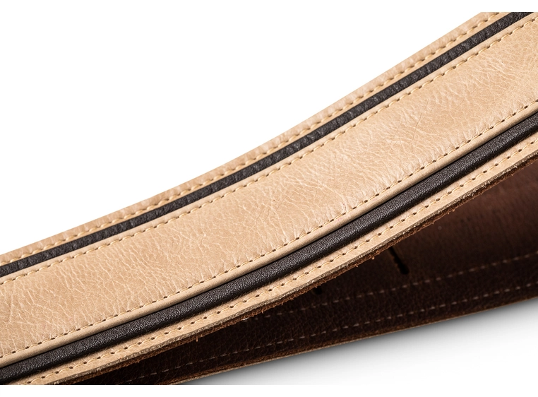 Taylor Reflections Strap Spruce/Ebony Leather, 2.5" 