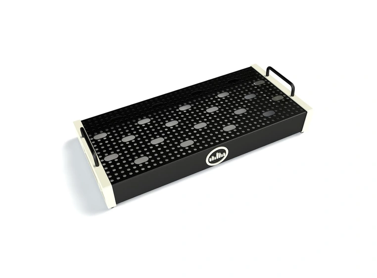 Temple Audio Design SOLO Pedalbrett (22 x 46 cm) - Vintage White 