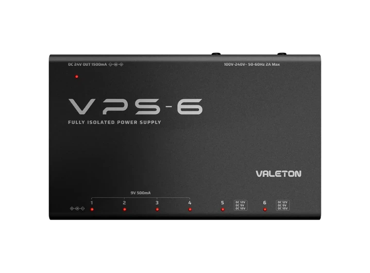 Valeton VPS-6 multi-strømforsyning 