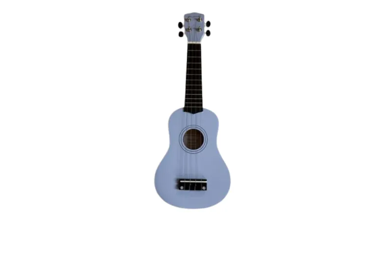 Woodrock 100SBL Ukulele Sky Blue Inkl bag og strenger 