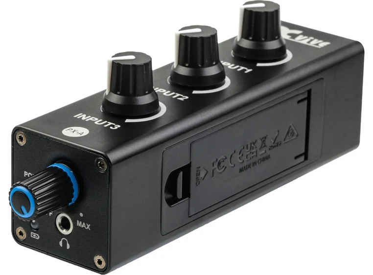 Xvive PX-A Portabel 3-kanals IEM-mikser 