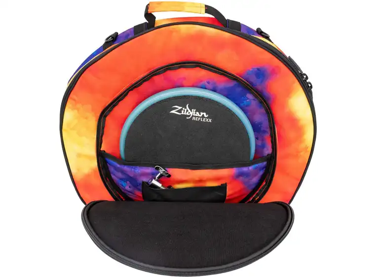 Zildjian Student Cymbal Bag 20&quot;, orange 15&quot; hi-hat lomme, stropper, solid nylon 