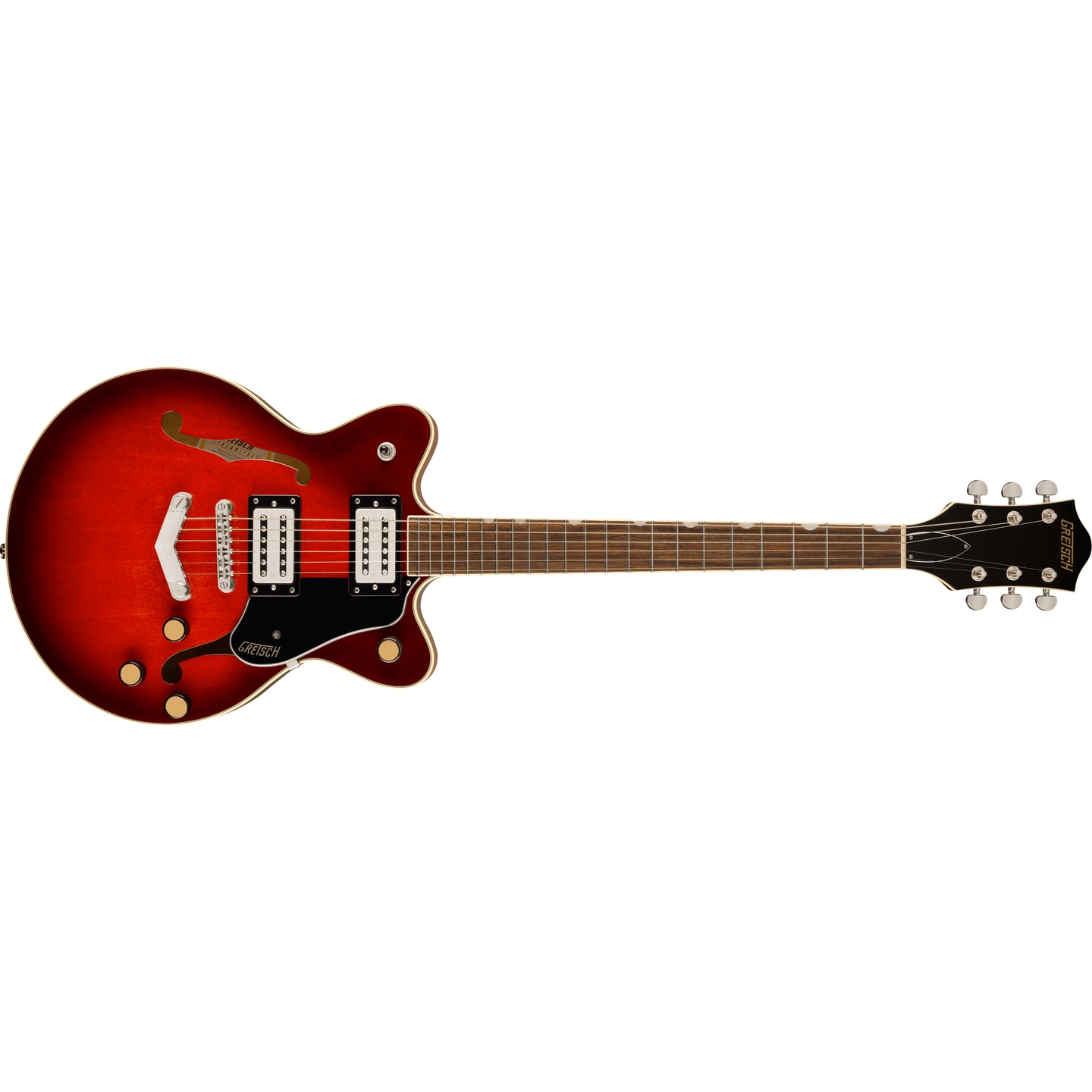 Gretsch G2655 Streamliner Center Block Jr. DC V-Stoptail, LF, Claret Burst