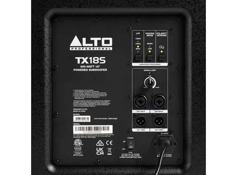 Alto TX18S Aktiv subwoofer 