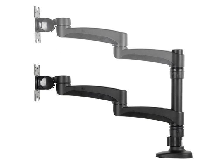 B-Tech BT7373/B Bordstativ for skjerm 2 ledd, Black 