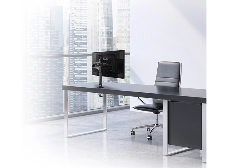 B-Tech BT7373/B Bordstativ for skjerm 2 ledd, Black 