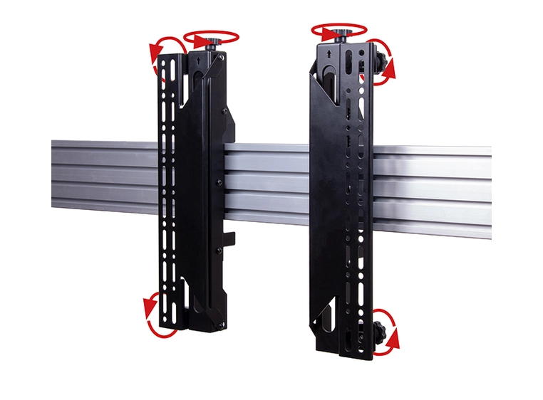B-Tech BT8390-VESA400MAF/B System X Universal Interface Arms, Black 