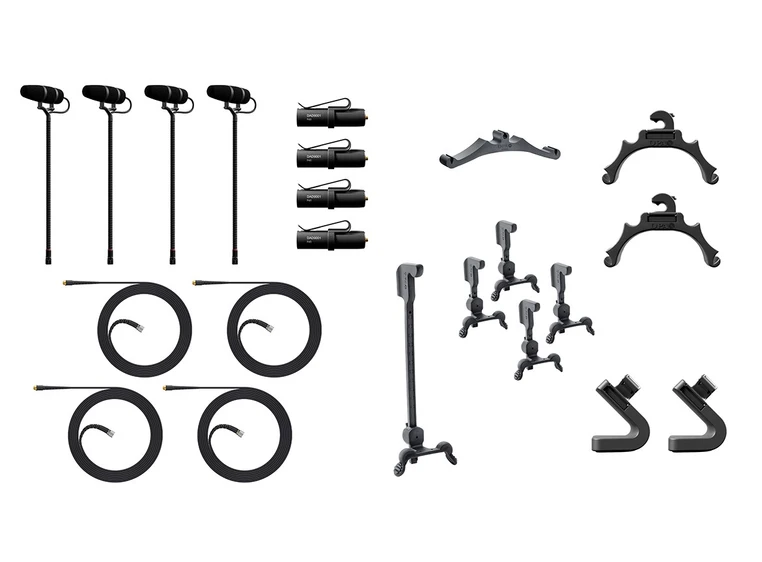 DPA 4099 CORE+ Classic Touring Kit 4 Mics, Loud SPL 