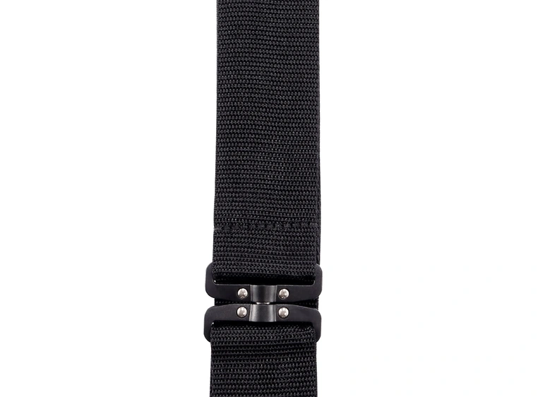 D'Addario PWSALSV00 Auto Lock Swivel Strap 50mm Polypro, Black 