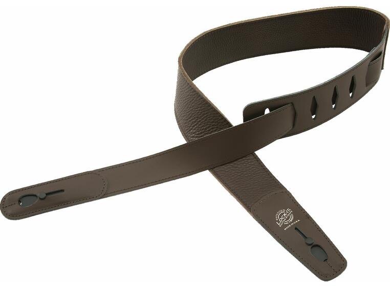 D'Andrea Lock-It Strap 2.75" Leather Brown