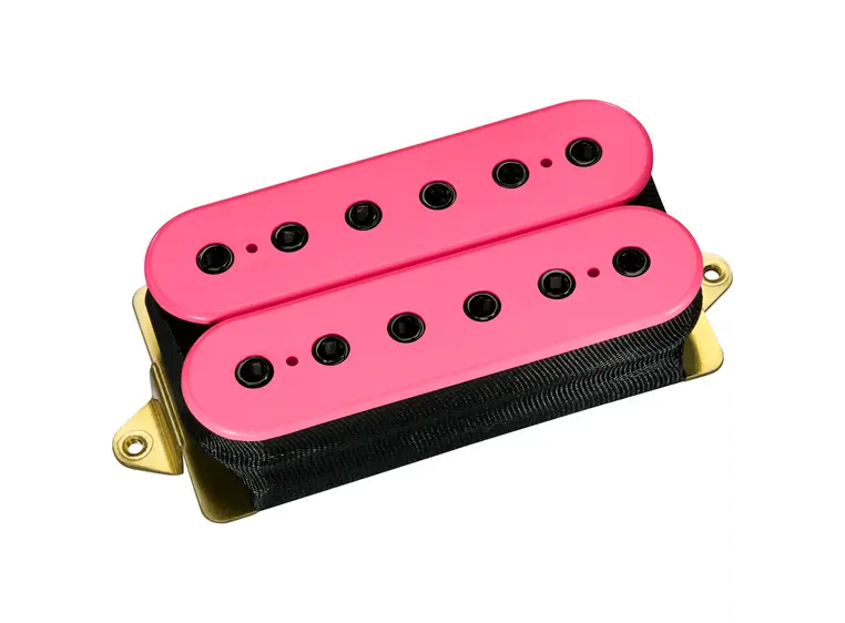 DiMarzio DP220FPK+BK D Activator Bridge Pink, Black Pole Pieces, F-spacing 