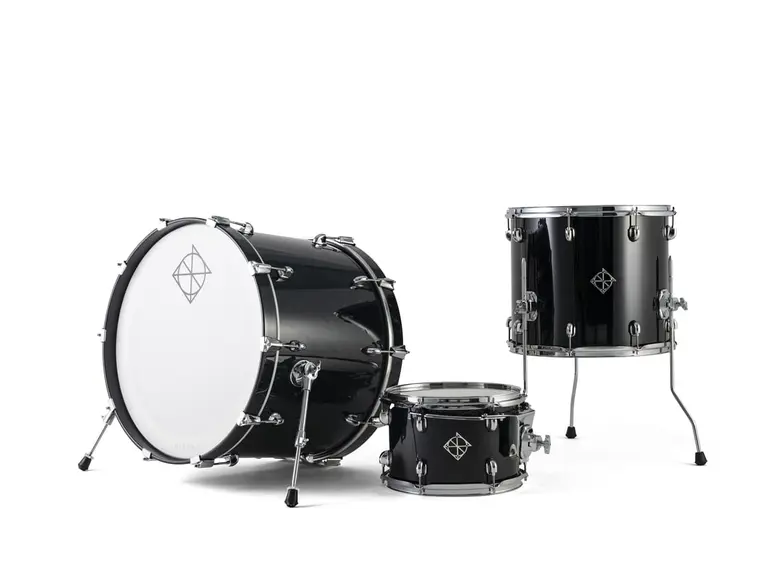 Dixon Cornerstone Hybrid 22" Shell Set 3-piece, Piano Black Gloss 