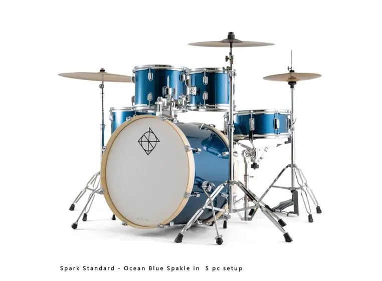 Dixon PODSP522C1ROBS Spark 5pc Incl. Silent Set Ocean Blue Sparkle 