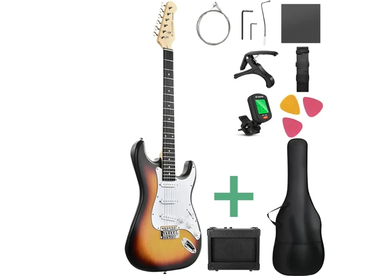 Donner DST-80 el-gitar pakke sunburst 