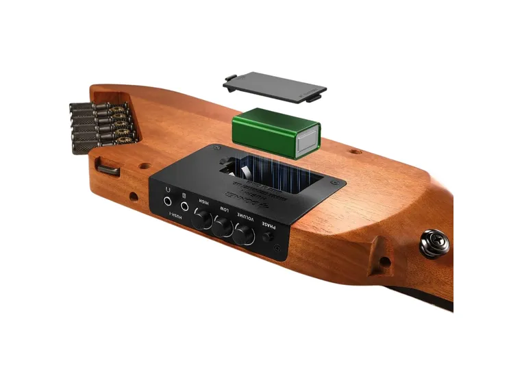 Donner HUSH-I silent stålstrengsgitar mahogany 