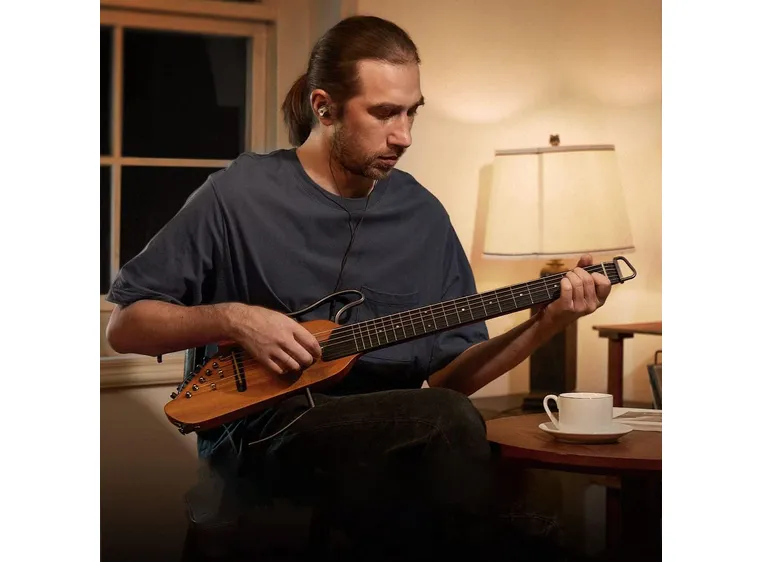 Donner HUSH-I silent stålstrengsgitar mahogany 