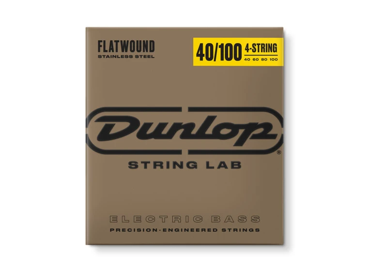 Dunlop DBFS40100 Flatwounds (040-100) Stainless Steel 
