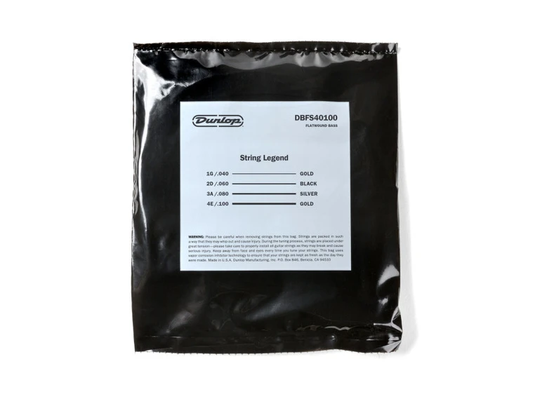 Dunlop DBFS40100 Flatwounds (040-100) Stainless Steel 