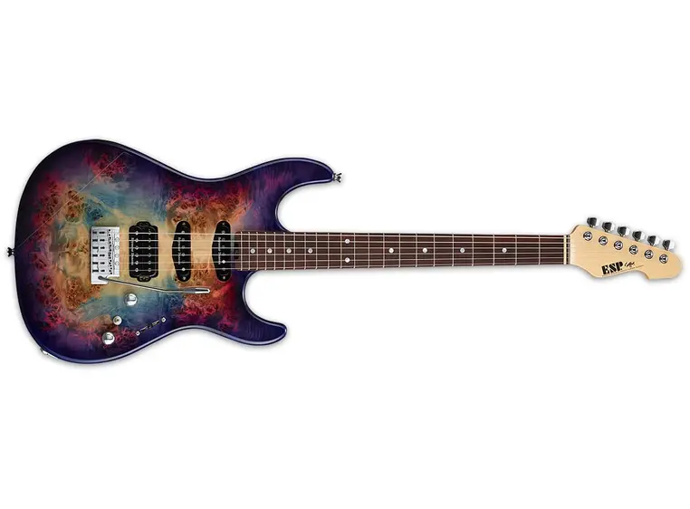 ESP Original Snapper CTM Rosewood Nebula Pink Purple Burst 
