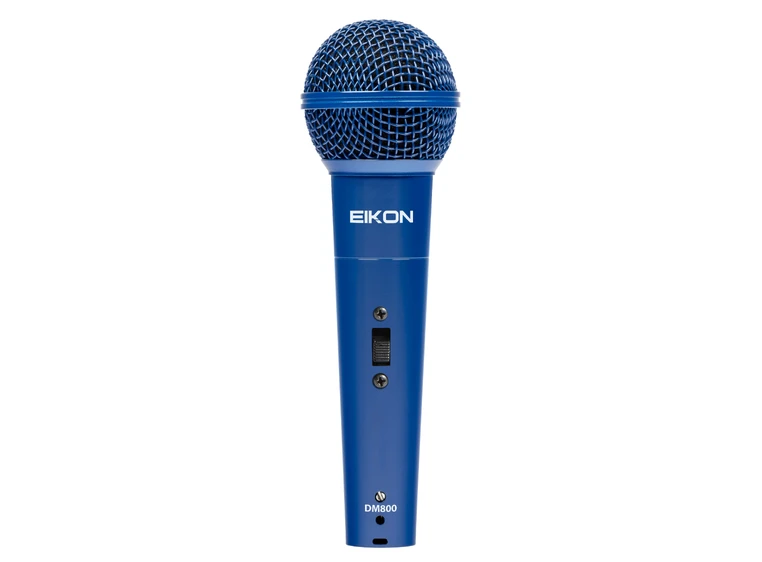 Eikon DM800BL Dynamic Microphone with XLR cable, Blue 