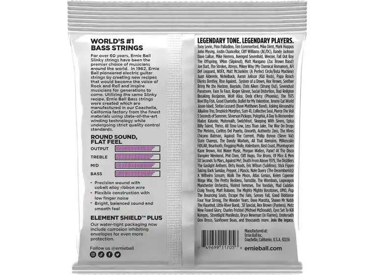 Ernie Ball 2817 Flatwound (050-110) Shortscale 