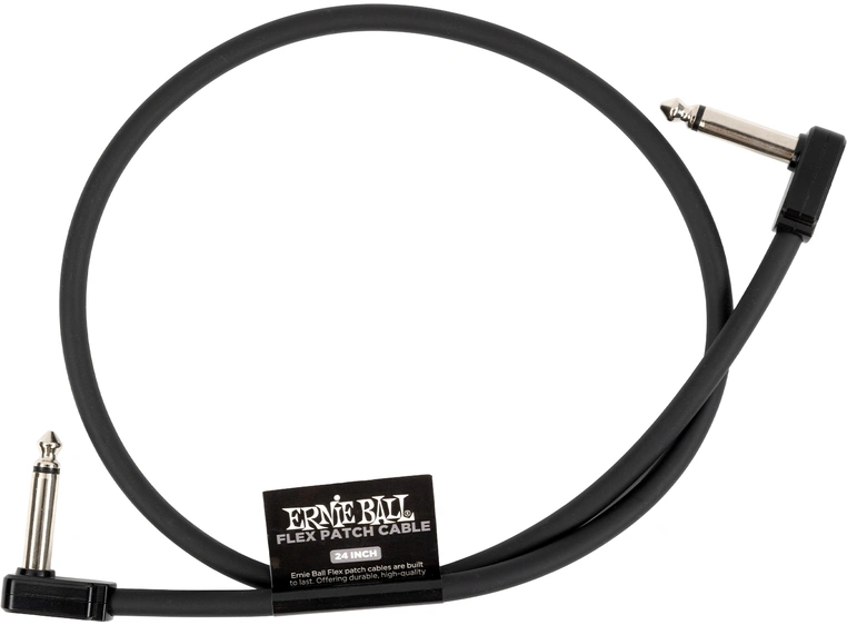 Ernie Ball EB-6442 Flex Patchkabel Black 61cm 