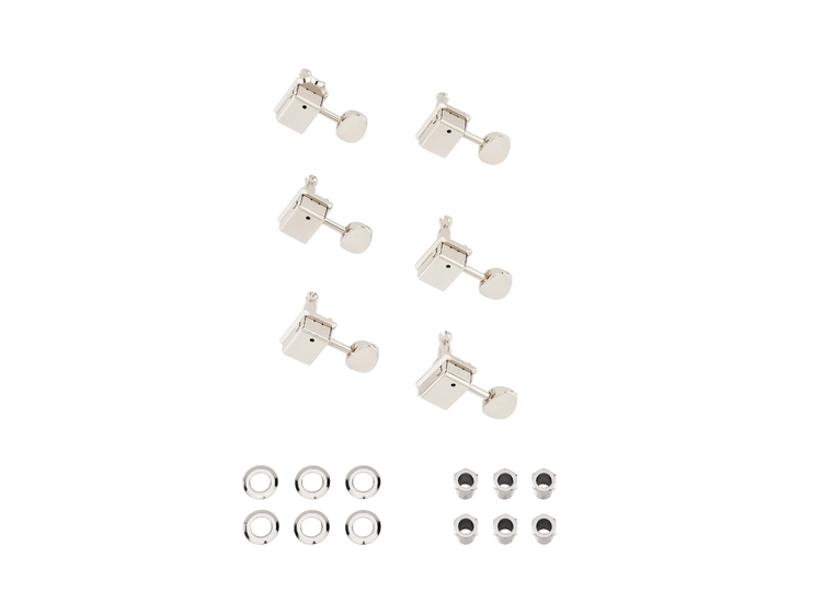 Fender ClassicGear Staggered Tuning Machines, Chrome 