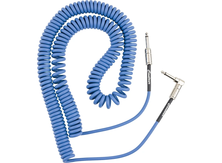 Fender Contour 30' Coiled Cable Lake Placid Blue 