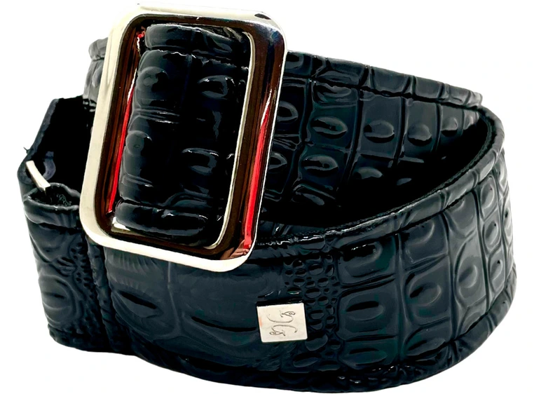 Get'm Get'm Aussie Gator Black 2" Gitarreim 