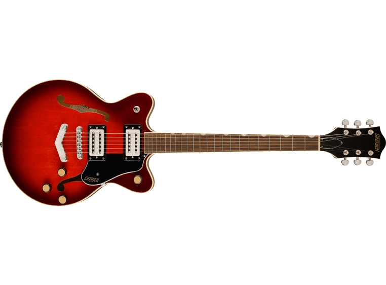 Gretsch G2655 Streamliner Center Block Jr. DC V-Stoptail, LF, Claret Burst 