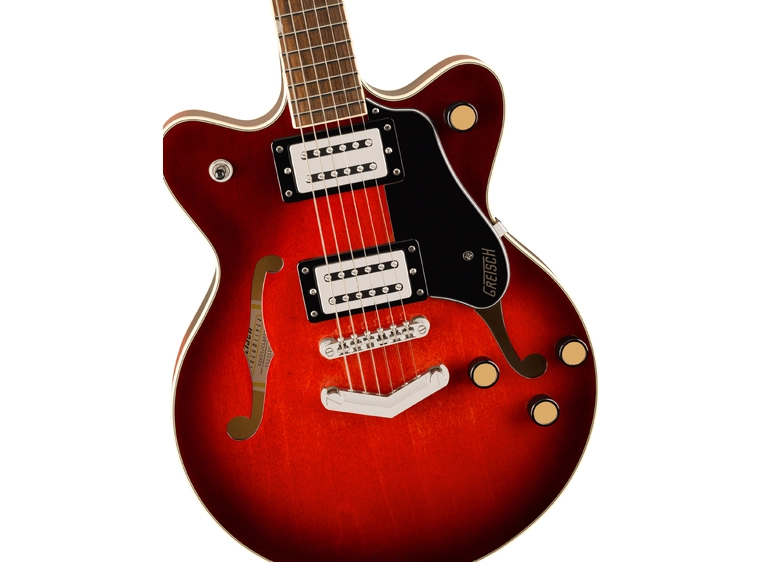 Gretsch G2655 Streamliner Center Block Jr. DC V-Stoptail, LF, Claret Burst 