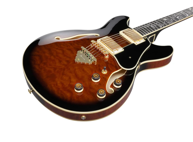 Ibanez AS93QMSP-DBS Elgitar Artcore Expressionist 