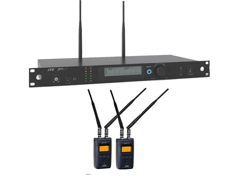 JTS SPT Wireless Audio System 1 x Sender, 2 x Mottakere 