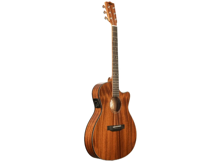 Kala KA-GTR-MTS-E Solid Mahogany Thinline Steel Guitar, med bag 