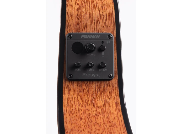 Kala KA-GTR-MTS-E Solid Mahogany Thinline Steel Guitar, med bag 