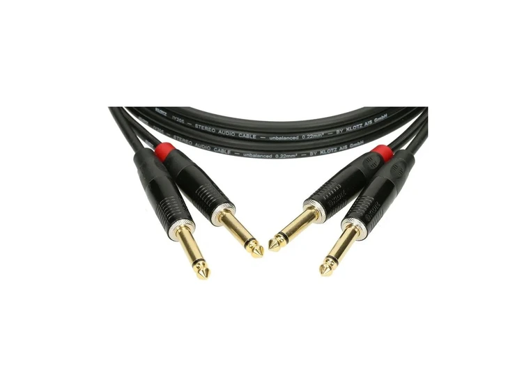 Klotz Pro stereo keyboard cable Jack straight 3 m 